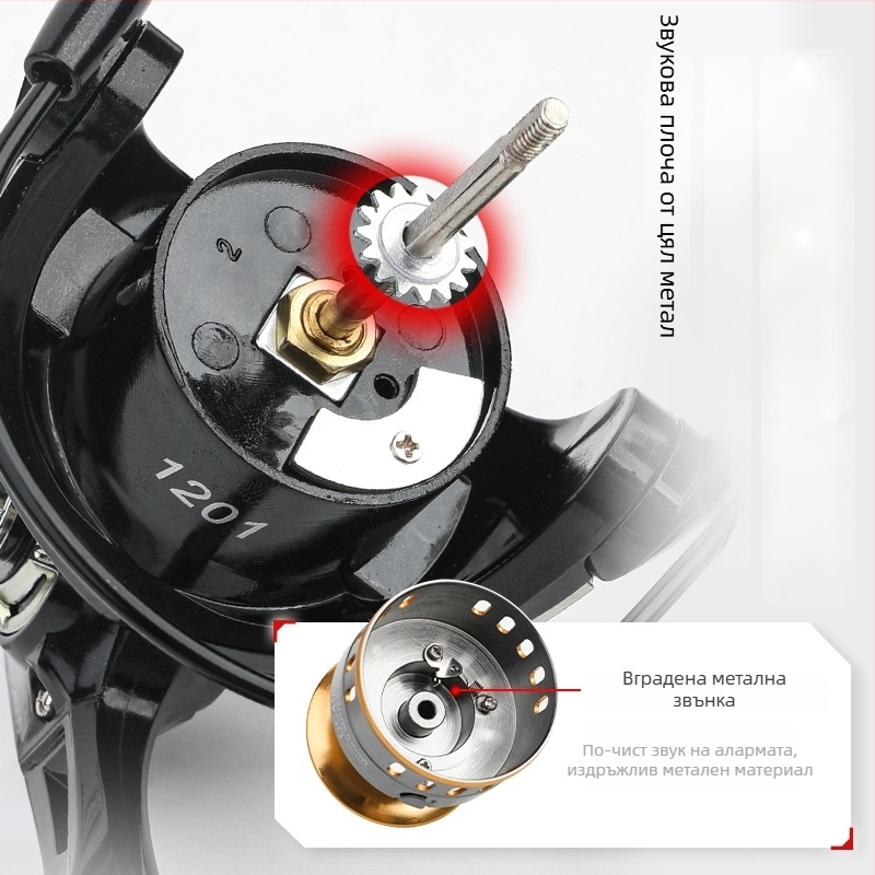 Спининг макара с пълен метален корпус, дълга шпула, преден драг, обратима ръкохватка за лява/дясна ръка, подходяща за морски и скалист риболов