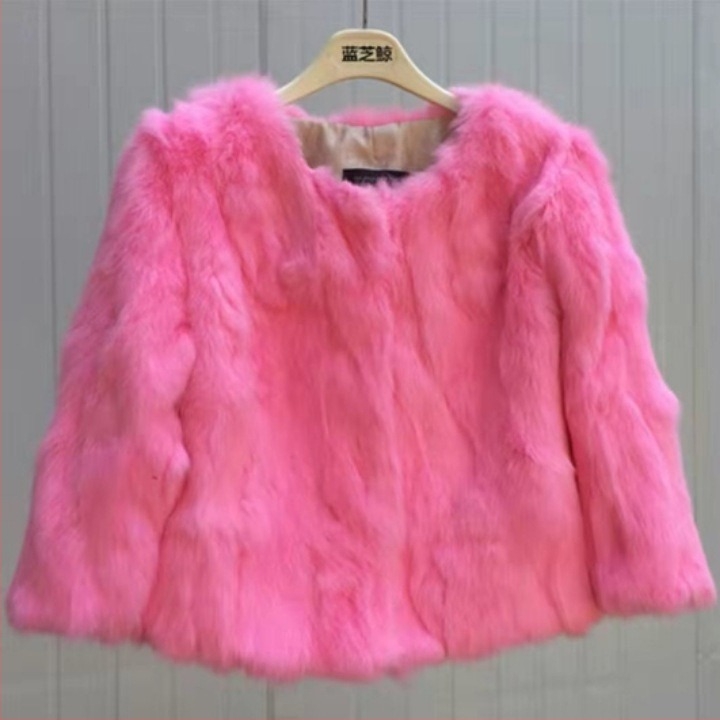 палто от козина, вълнена материя, кръгла яка, ръкави 3/4, къс палто, литературно ретро стил