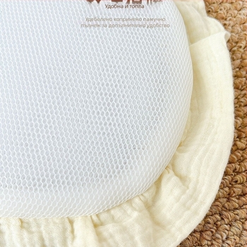 Памучен мат за детска количка – за бебета, всесезонен, двустранен