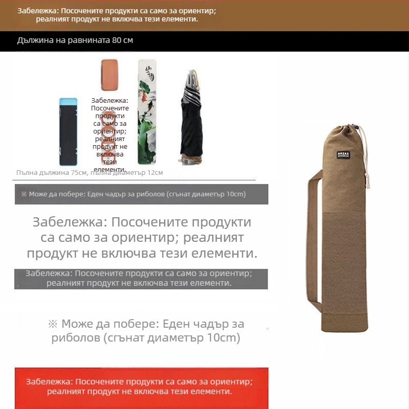Чанта за риболовни пръчки – Марка: Друг; Материал: PVC; Водоустойчивост: Не.