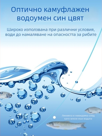 Комплект риболовни конци – нейлонова нишка, за реки и езера, дължина 3.6-8.1 м