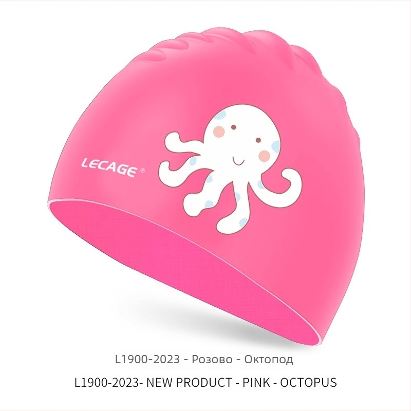 Шапка за плуване, силиконова, водоустойчива, за дълги коси, за възрастни