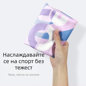 Спортна кърпа с бродерия, полиестер, 160 g, абсорбция за 5–10 сек, възможност за печат на лого