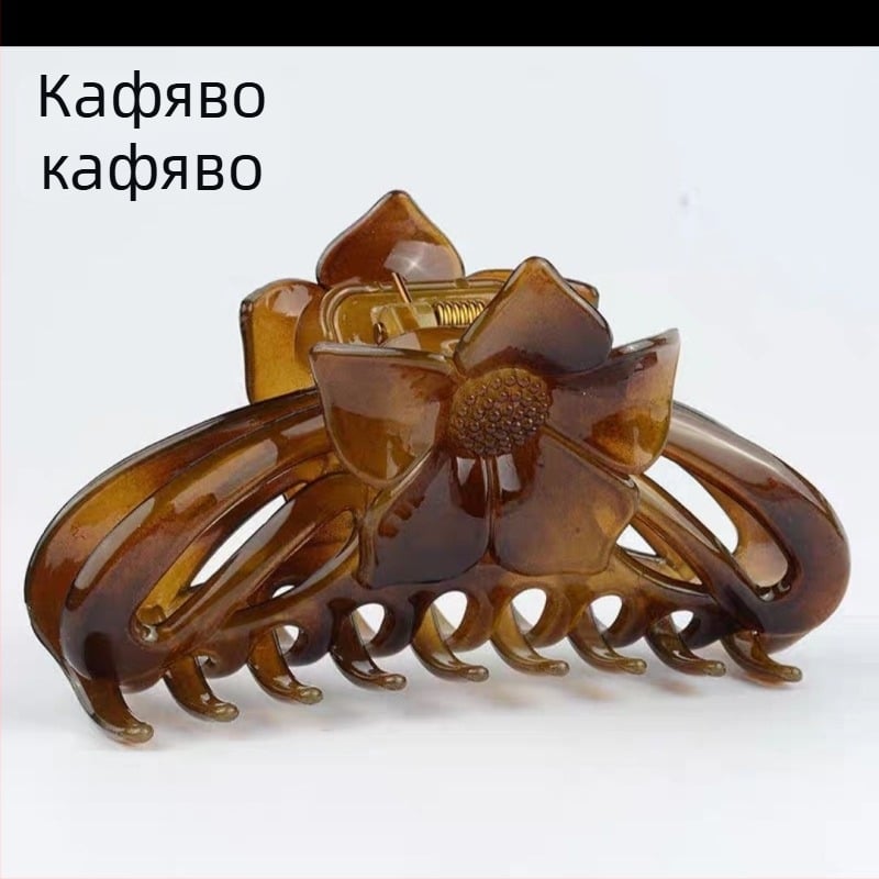 Клип за коса от смола, цветен мотив, японско-корейски стил, за деца, пролет 2025