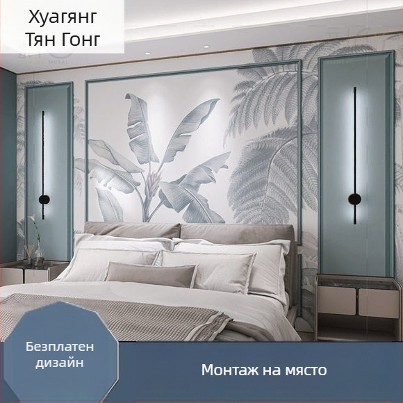 Тапет за стени: френски гипсови линии, копринена текстура, антизамърсяващ материал