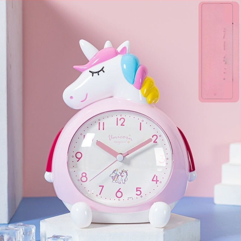 Будилник с гласа на астронавт за деца – кръгъл ABS корпус, механично движение, индикаторен дисплей, захранване със суха клетка