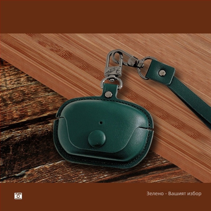 Защитен калъф за Technics EAH-AZ100 Bluetooth слушалки | Имитационна кожа | Ръчна изработка | Общ стил