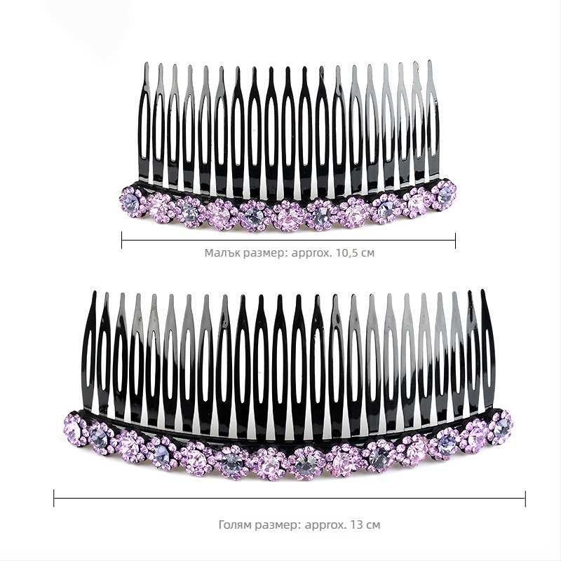 Детска фиба за коса с кристали, корейски и японски стил – диамантени кристали, за деца, пролет 2021