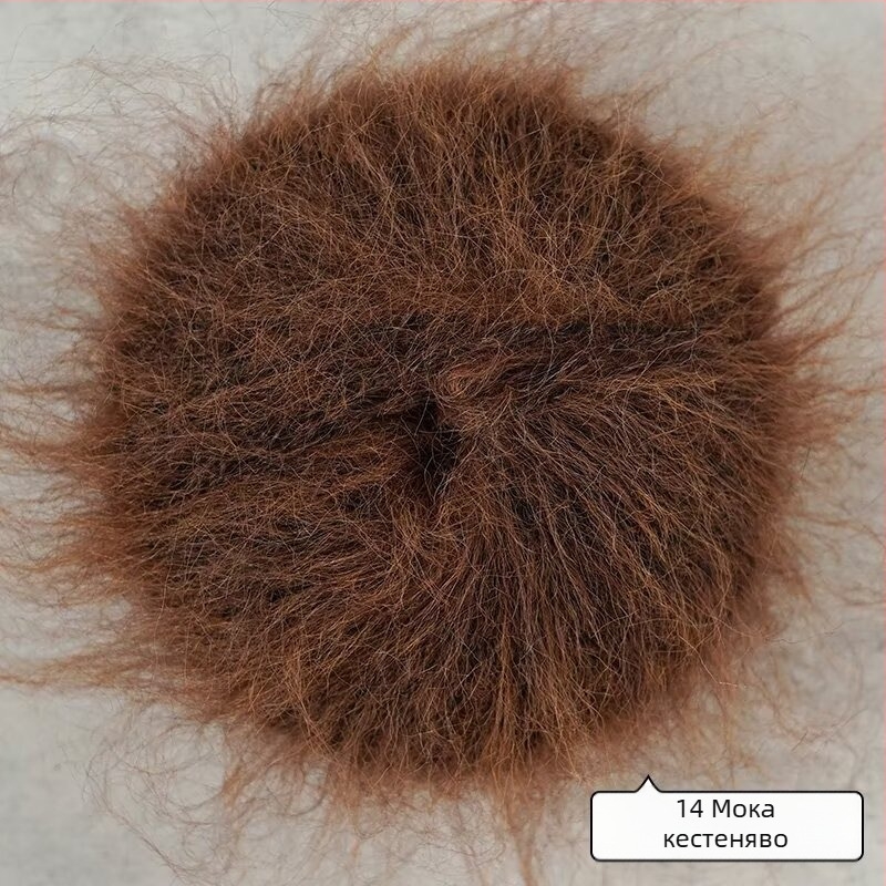 Смесена прежда за ръчно плетене – алпака и мохер с дълги влакна; рингово завъртане; групова форма на прежда; марка Mu Pai