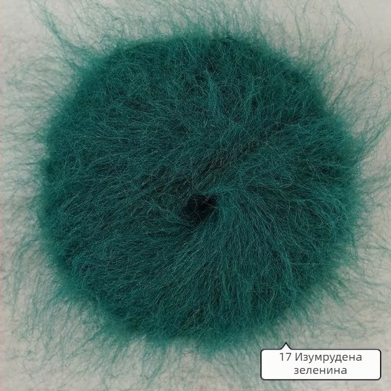 Смесена прежда за ръчно плетене – алпака и мохер с дълги влакна; рингово завъртане; групова форма на прежда; марка Mu Pai