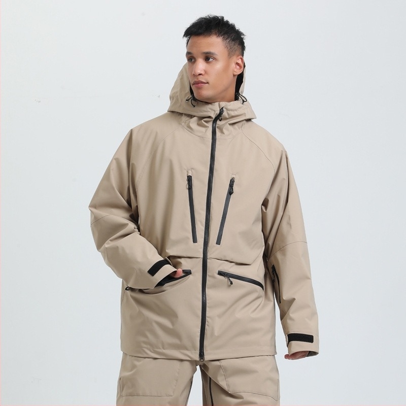 Унисекс ски костюм: дишащ, водоустойчив 15000, ветроустойчив, топъл, подплата полиестер