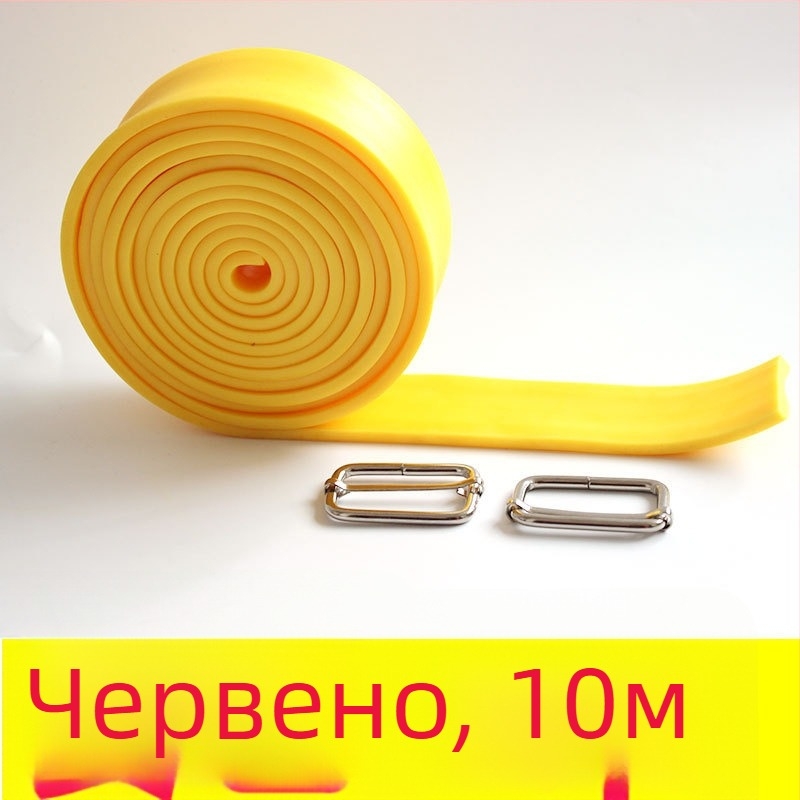 Еластична лента за спортни тренировки — лента за бягане и силов тренинг в леката атлетика; материал: Silk flower; марка: Other; код на продукта: F95666j7h7th67