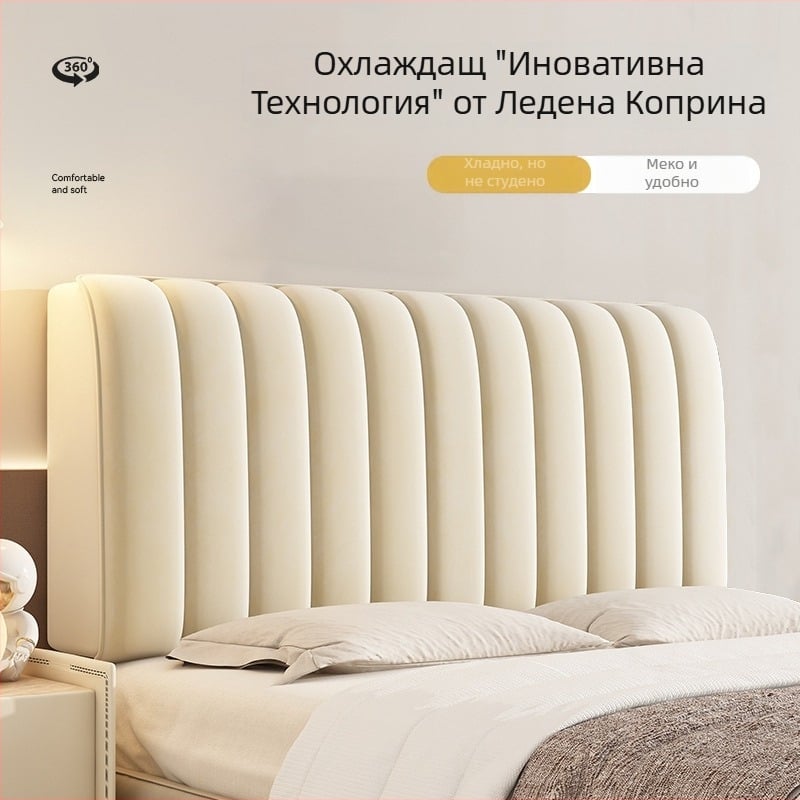 Покривало за легло от млечен велур, дизайн хлебни ленти, подходящо за всички сезони, пълна защита против удар и прах