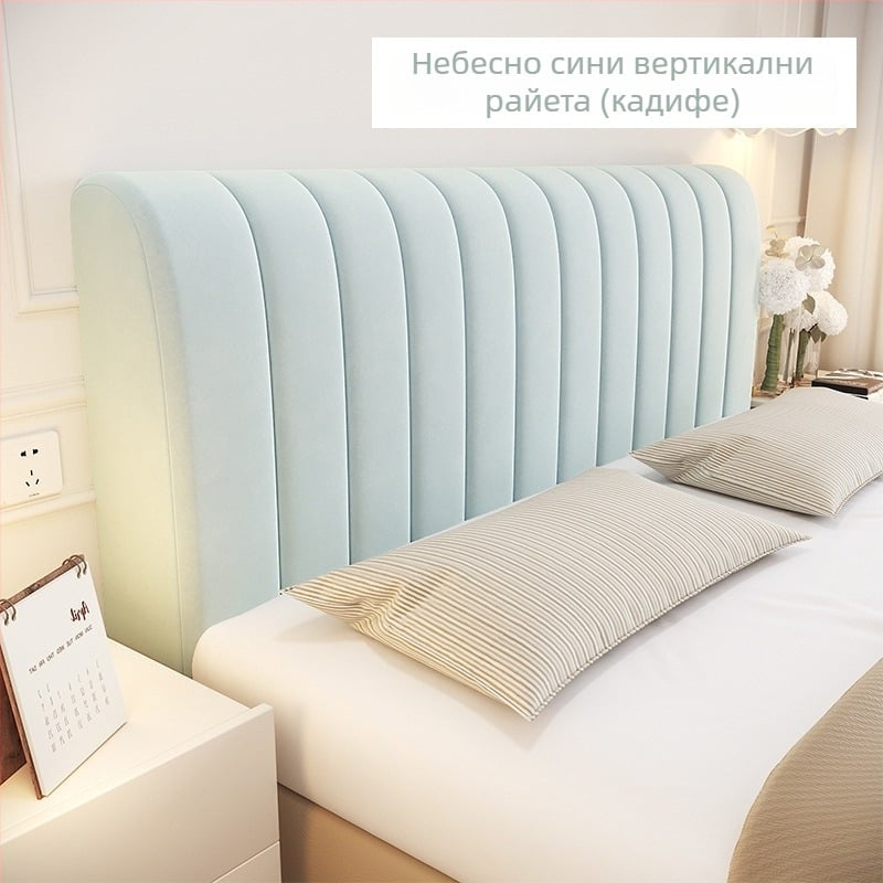 Покривало за легло от млечен велур, дизайн хлебни ленти, подходящо за всички сезони, пълна защита против удар и прах