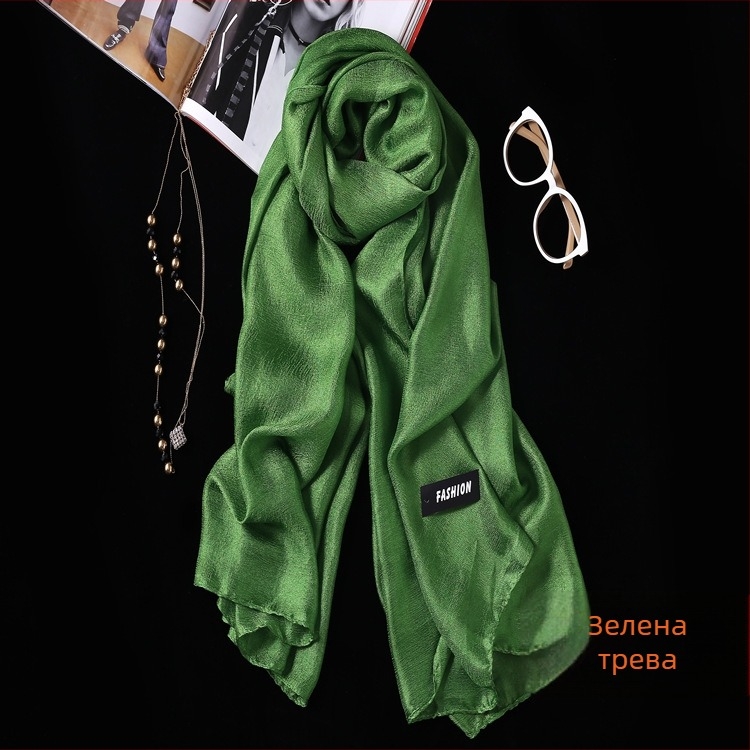 Дълъг плажен шал за защита от слънцето, полиестер, warp knitting, лято, дамски