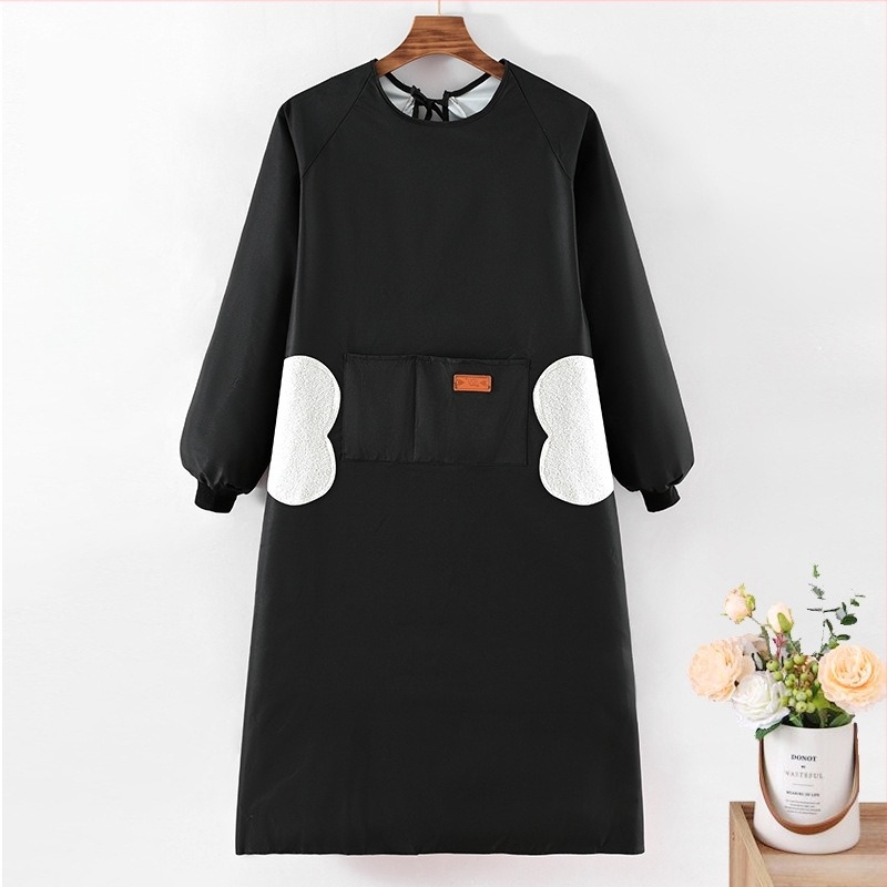 Престилка за кухня без ръкави, водоустойчива, маслоустойчива, полиестер, корейски стил