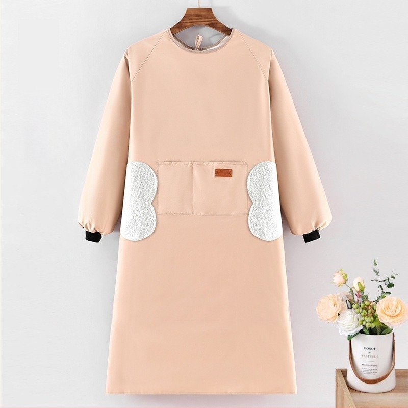 Престилка за кухня без ръкави, водоустойчива, маслоустойчива, полиестер, корейски стил