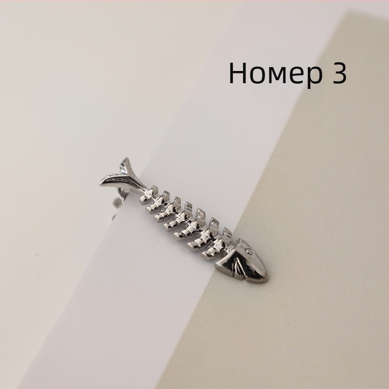 Клипс за вратовръзка, животнообразен, сплавен материал, мъжки корейски стил, пролет 2025