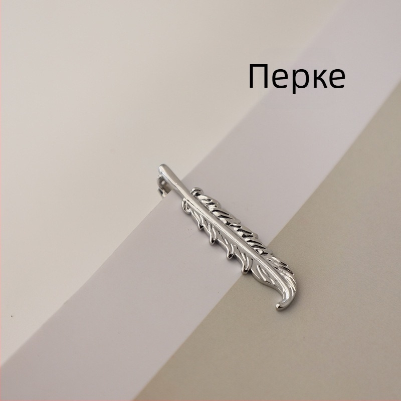 Клипс за вратовръзка, животнообразен, сплавен материал, мъжки корейски стил, пролет 2025