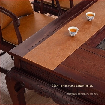 Нов китайски стил флаг за маса, PVC 70% и полиестер 30%, дневна стая, солиден модел, с възможност за персонализация