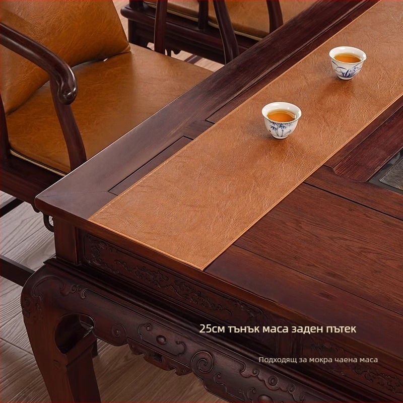 Нов китайски стил флаг за маса, PVC 70% и полиестер 30%, дневна стая, солиден модел, с възможност за персонализация