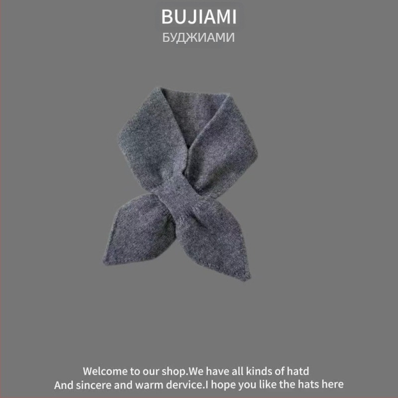 Шал — вълнен, унисекс, зимен топъл, модел цветни квадрати, tie-dye обработка — Bajia Rice