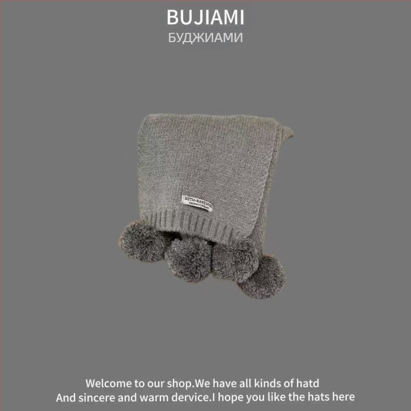 Шал — вълнен, унисекс, зимен топъл, модел цветни квадрати, tie-dye обработка — Bajia Rice