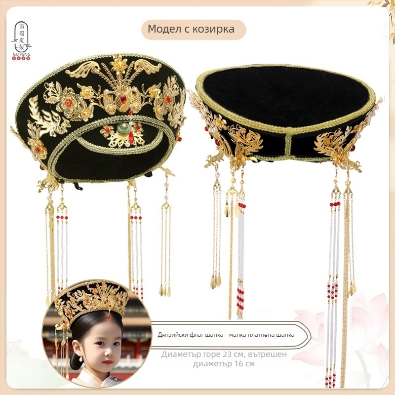 Детски аксесоар за коса | марка Wanyuefang | ръчна изработка | стил: деца, античен/ретро | материал: сплав | вид: ленти за глава и ластици