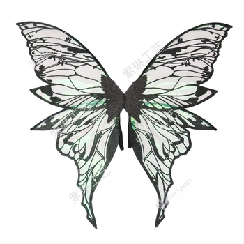 Ангелски криле за гръб — COSPLAY аксесоар, плат, полу ръчна и полу механична изработка, реквизит за костюм и грим, без внос