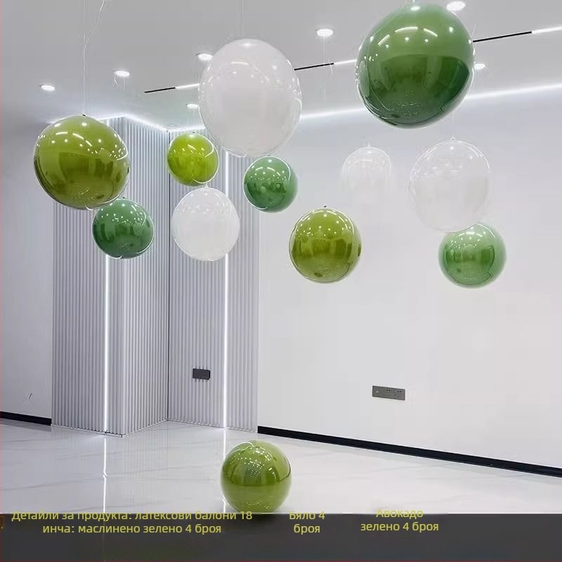 Балон, Кръгла хартиена форма, Falling Earth, Висящ декор за Национален ден, Двоен слой 2-в-1