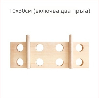 Дървен аксесоар за дупкова дъска, Нордическа закачалка с товароносимост, дърво бук, марка Baimao, произход Линъи, стартира през пролетта 2020