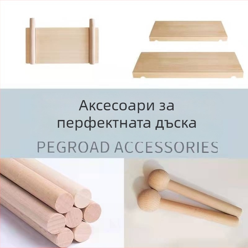 Дървен аксесоар за дупкова дъска, Нордическа закачалка с товароносимост, дърво бук, марка Baimao, произход Линъи, стартира през пролетта 2020