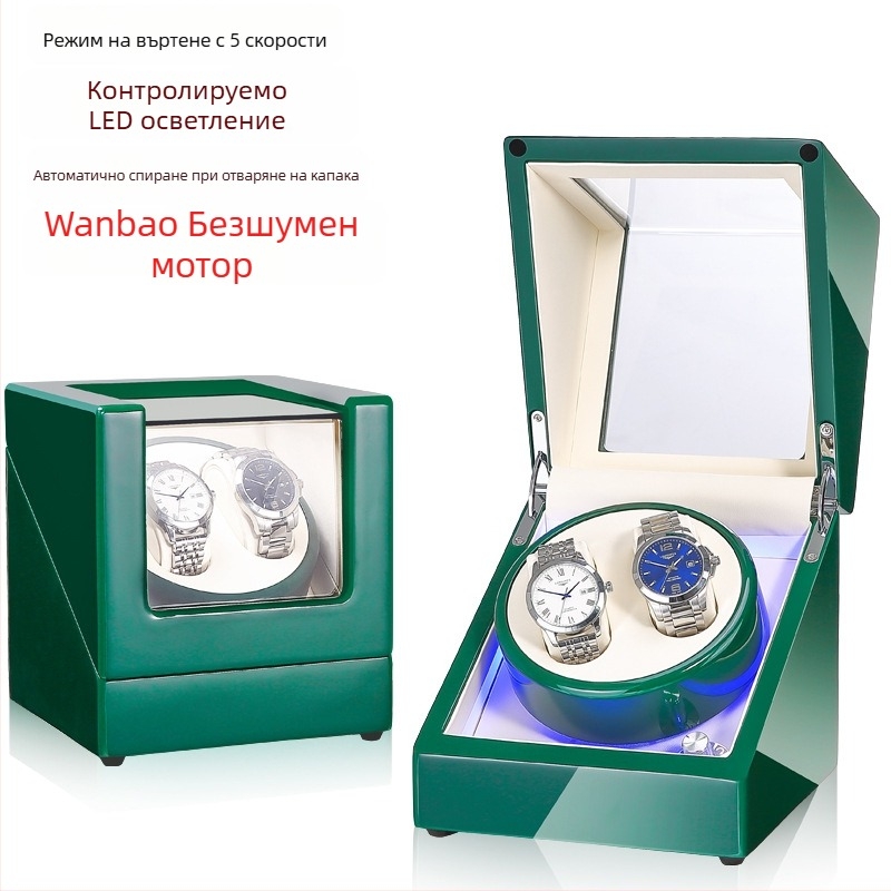 Кутия за завъртане на автоматични механични часовници | Модел SVC2000, MDF плоча с piano финиш, ръчно шлайфане и полиране | Марка svicheon/Svetron