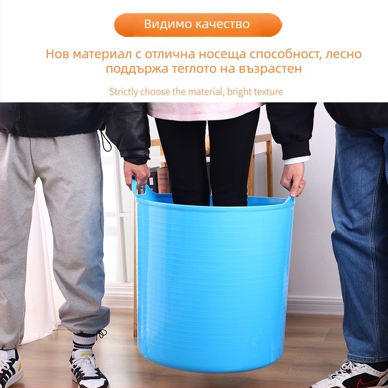 Детска ваничка за къпане с повдигнат дизайн, пластмасова, марка Youjia, за къпане на бебета (Материал: PP; Форма: повдигната; Обхват: къпане на бебета; Марка: Youjia; Подходящ за: дете)