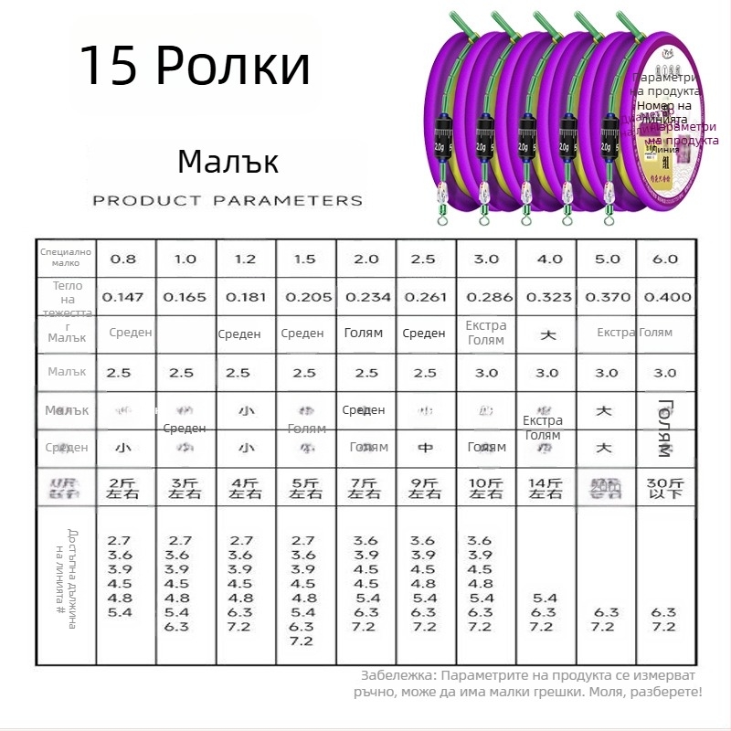 Златна нишкова риболовна линия – комплект с предварително завързана главна линия, готов продукт, мек комплект