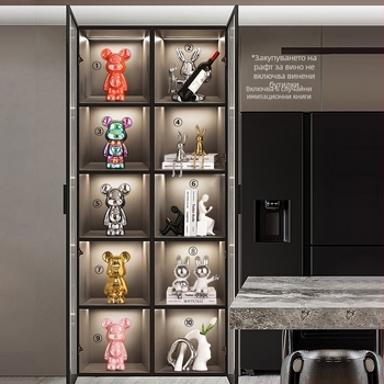 Комплект декоративни животни за винен шкаф и дневна - керамична смола, стил лек лукс, Seashell Sea