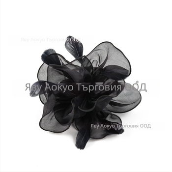 Сватбен аксесоар за коса от пера, винтидж стил, ръчна изработка, есен 2023