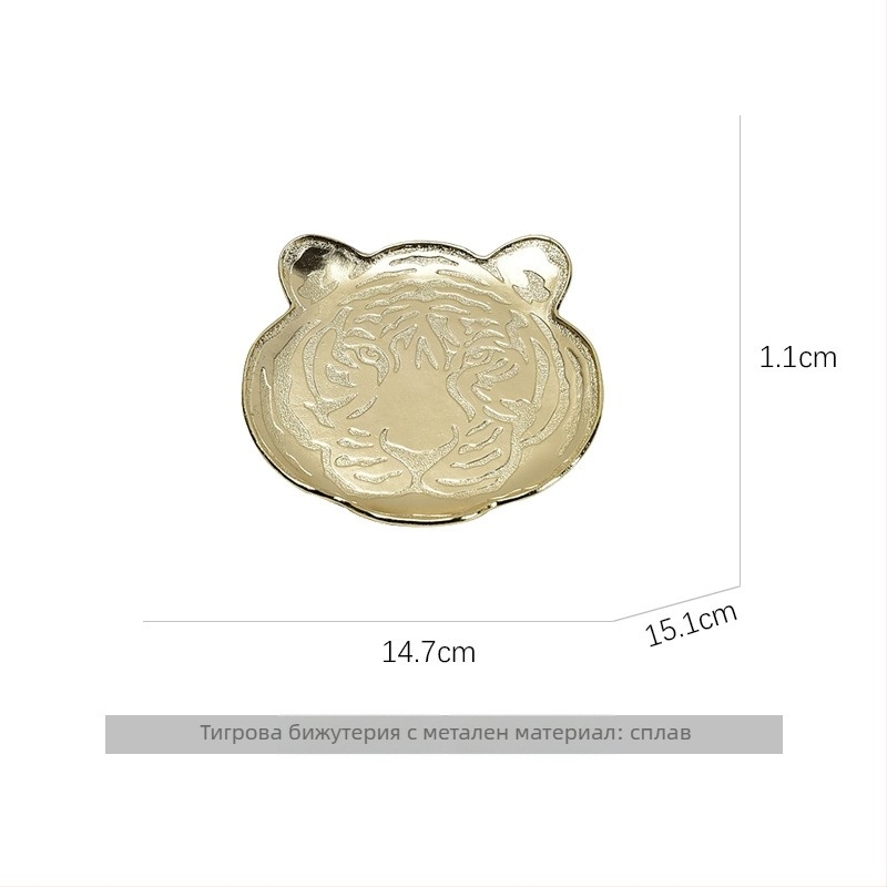 Свещник с дизайн на птичи клон, подложка за бижута и рамка за снимки — цинкова сплав, стил лек лукс