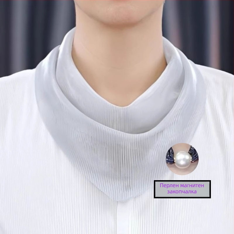 Полиестерен триъгълен шал, съдържа над 96% полиестер, плоско тъкане, летен релиз 2025, стил ниша