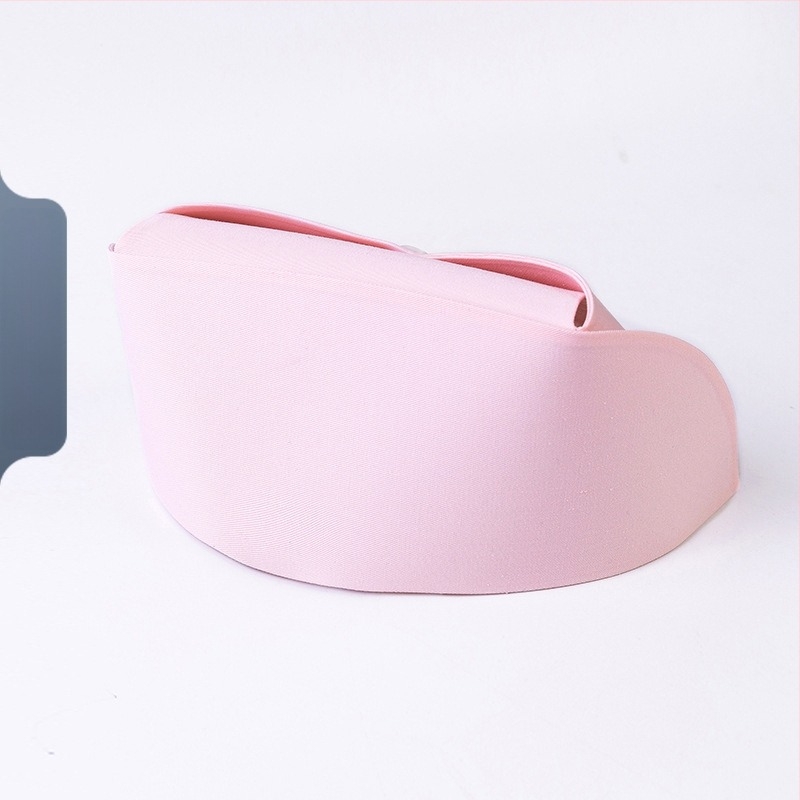 Шапка за медицинска сестра, памук и сатен, райета, плосък връх, отпечатано лого