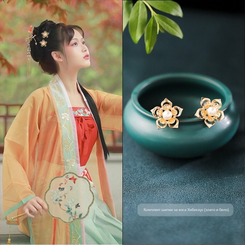 Фиба за коса, сплав, ръчна изработка, женски аксесоар за глава, пролет 2023