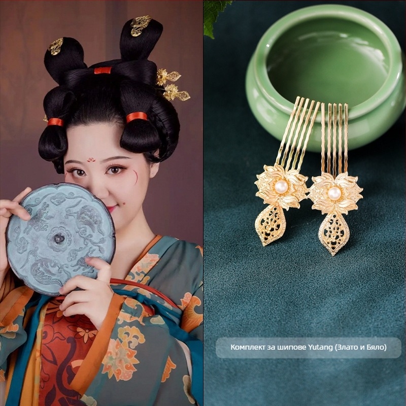 Фиба за коса, сплав, ръчна изработка, женски аксесоар за глава, пролет 2023