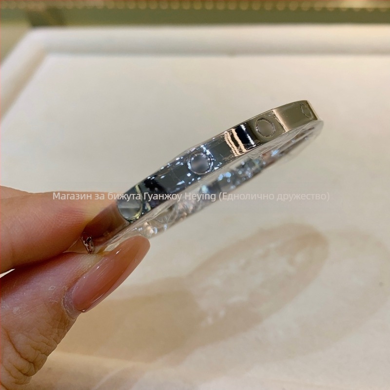 Love гривна от медна сплав с CNC висока версия, електроплакиране, 18K покритие, пролет 2025 издание, тегло 22 г