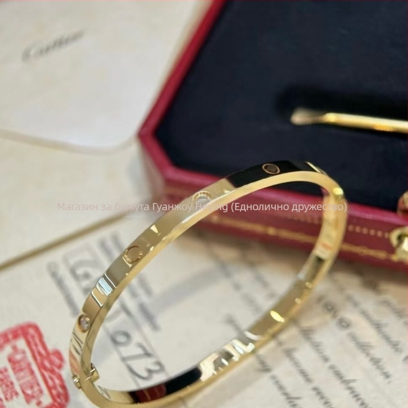 Love гривна от медна сплав с CNC висока версия, електроплакиране, 18K покритие, пролет 2025 издание, тегло 22 г