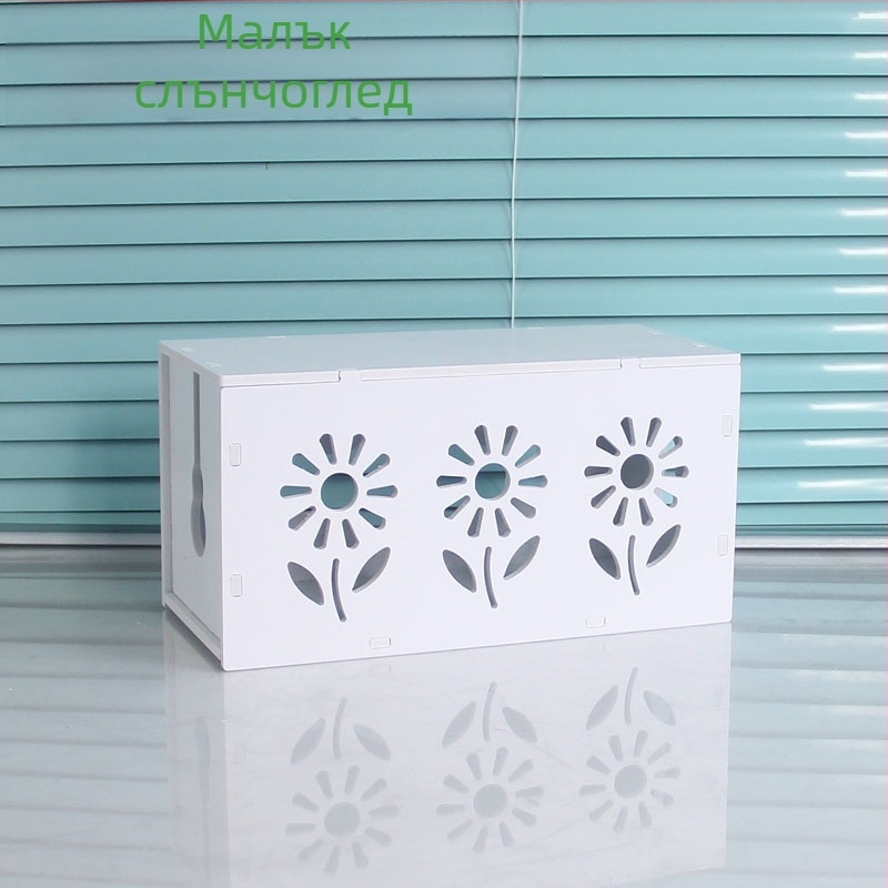 Пластмасова кутия за кабели и зарядни, модел HfntdmCC, прахозащитен организатор за кабели