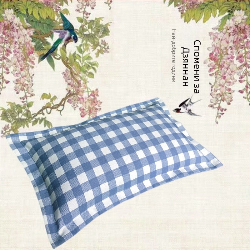 Калъфка за възглавница, 95% памук, 30-нишков плат, обикновена оплетка, реактивно печатане