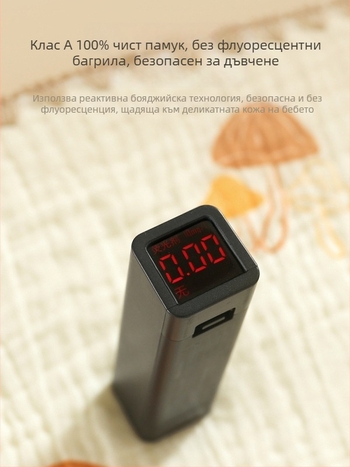 Бебешки облачен възглавник, чист памук, корейски стил, за новородени (0–12 месеца)