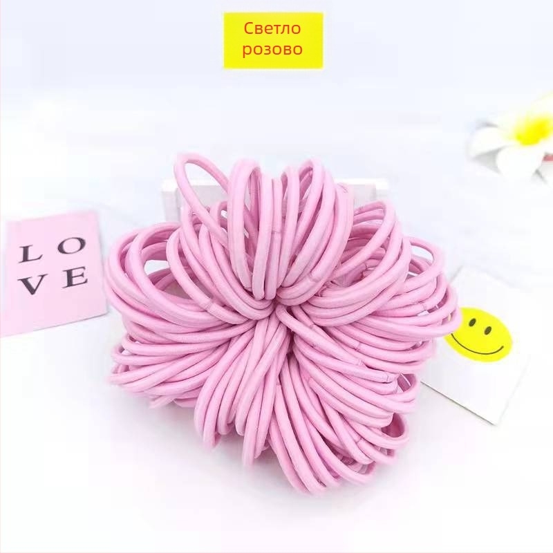 Ластична лента за коса - висока еластичност, ръчна изработка, оригинален дизайн, полиестерно влакно