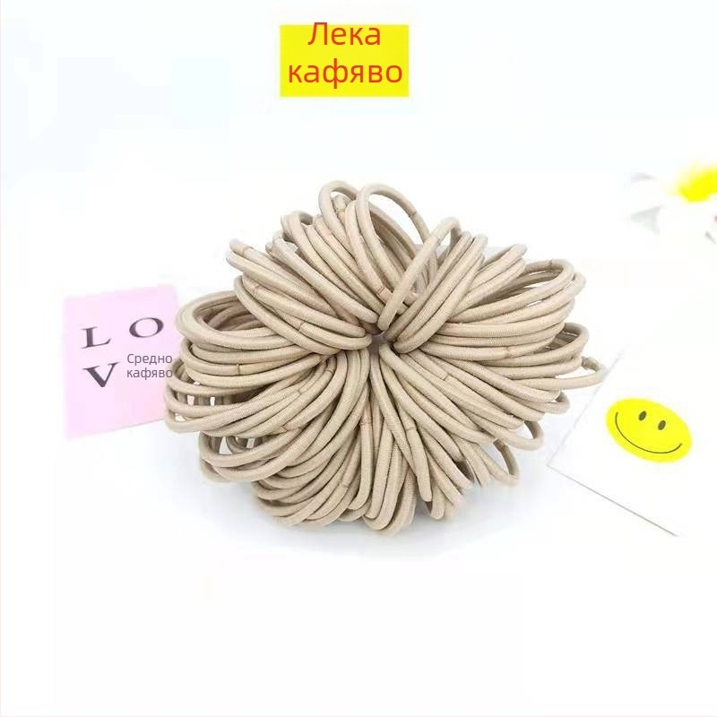 Ластична лента за коса - висока еластичност, ръчна изработка, оригинален дизайн, полиестерно влакно