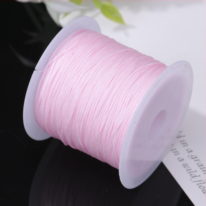 Ръчно плетена мънистена въже за висулка (ръчно изработено, полиестер, марка Boring, есен 2021)